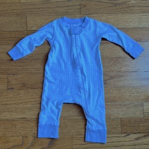 Pippa (from shrimp and grits kids) baby blue gingham romper